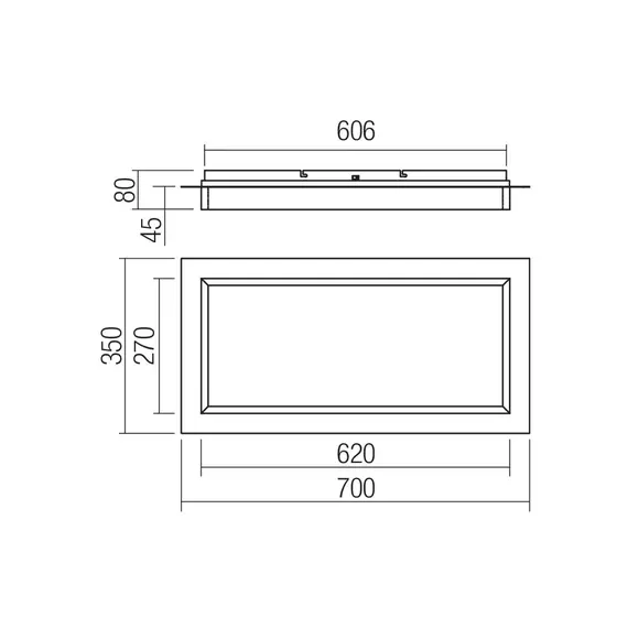 LED Плафон PERIMETRO 05-982 Smarter 40W CCT 3000K-4000K-6500K | Osvetlenieto.bg