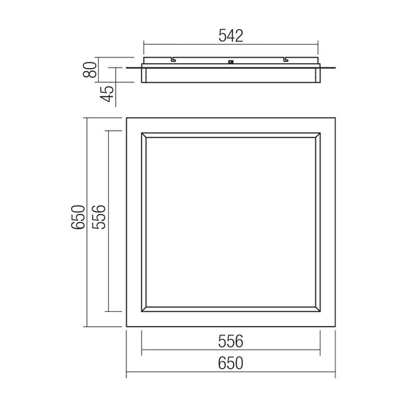 LED Плафон PERIMETRO 05-985 Smarter 50W CCT 3000K-4000K-6500K | Osvetlenieto.bg