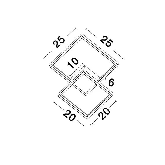 LED Плафон PORTO 9364037 NovaLuce 19W 3000K | Osvetlenieto.bg