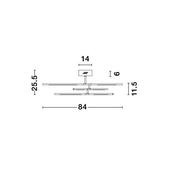LED Плафон RACCIO 9180761 NovaLuce 30W 3000K Triac Dimmable | Osvetlenieto.bg