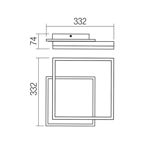 LED Плафон SAMI 01-3999 Smarter 40W CCT 3000K-4000K-6000K | Osvetlenieto.bg