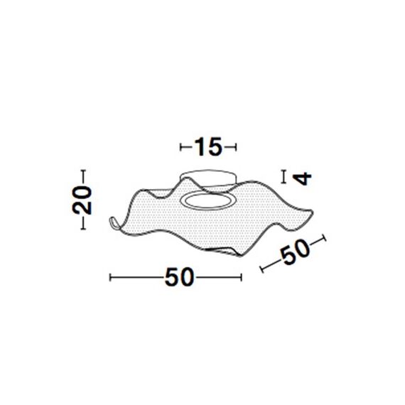 LED Плафон SIDERNO 9054502 NovaLuce 31W 3000K | Osvetlenieto.bg