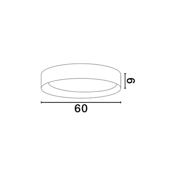 LED Плафон STAKE 9345529 NovaLuce 50W 3000K Triac Dimmable | Osvetlenieto.bg