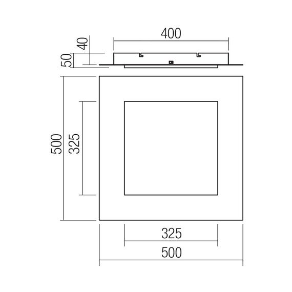 LED Плафон TATAMI 05-996 Smarter 40W CCT 3000K-4000K-6500K | Osvetlenieto.bg