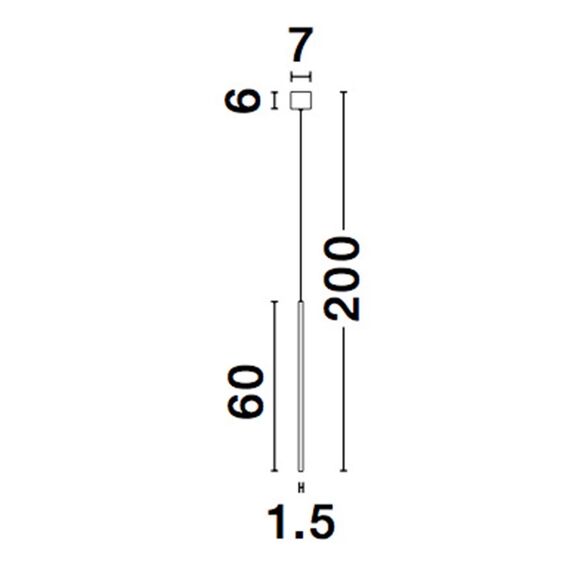 LED Полилей ELETTRA 9088103 NovaLuce 5W 3000K | Osvetlenieto.bg