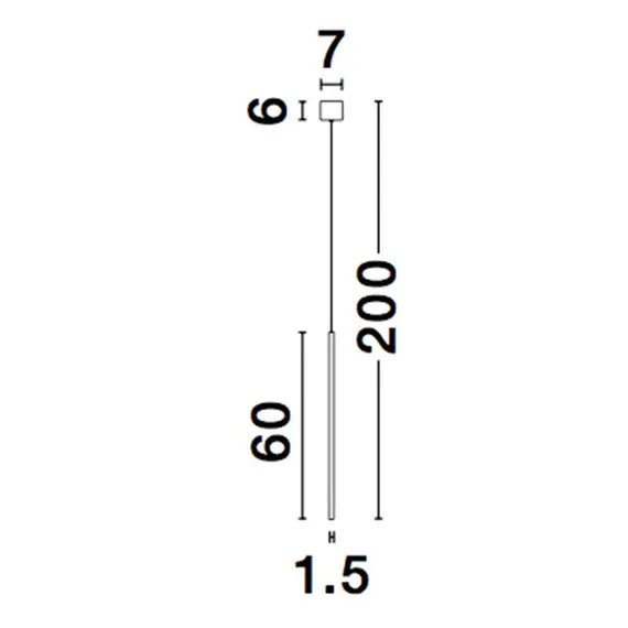 LED Полилей ELETTRA 9088104 NovaLuce 5W 3000K | Osvetlenieto.bg
