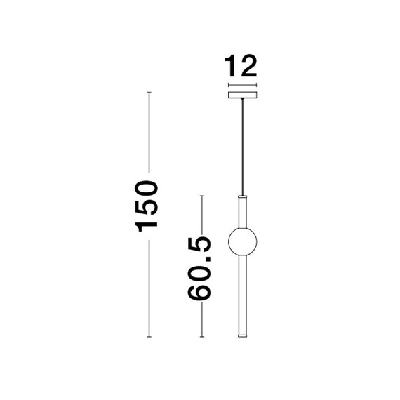 LED Полилей NEUTRON 9054451 NovaLuce 10W 3000K | Osvetlenieto.bg