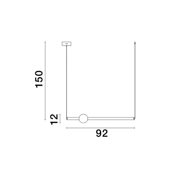 LED Полилей NEUTRON 9054452 NovaLuce 10W 3000K | Osvetlenieto.bg