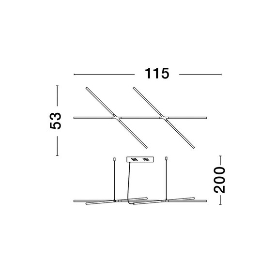 LED Полилей RACCIO 9695214 NovaLuce 30W 3000K Triac Dimmable | Osvetlenieto.bg