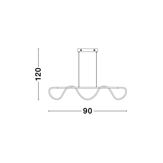 LED Полилей TIRIAC 9548103 NovaLuce 29W 3000K Triac Dimmable | Osvetlenieto.bg