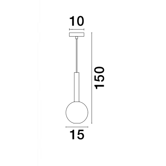 Пендел AMELIA 9028832 NovaLuce 1xG9 | Osvetlenieto.bg