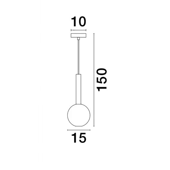 Пендел AMELIA 9028832 NovaLuce 1xG9 | Osvetlenieto.bg