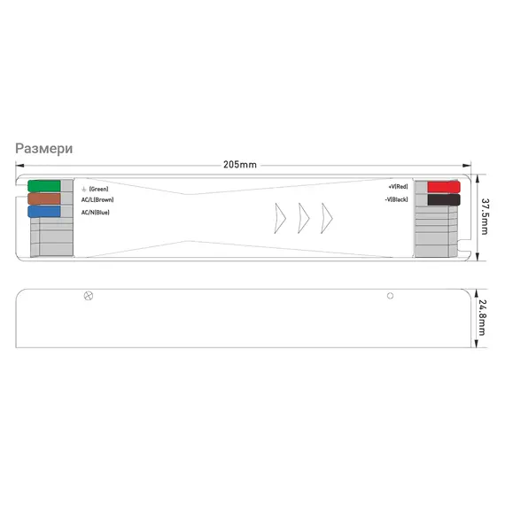 Димиращо LED Захранване 3 степени 150W 24V MSD-150-24 | Osvetlenieto.bg