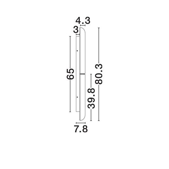 LED Аплик GLOREE 9333207 NovaLuce 12W 3000K | Osvetlenieto.bg
