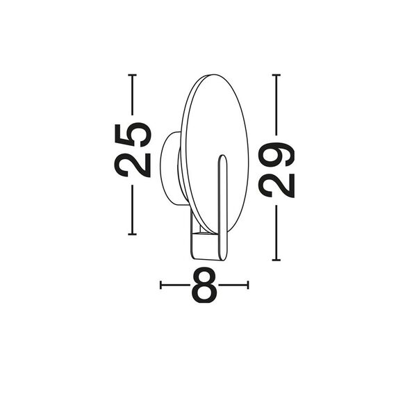 LED Аплик MARU 9019825 NovaLuce 6W 3000K | Osvetlenieto.bg