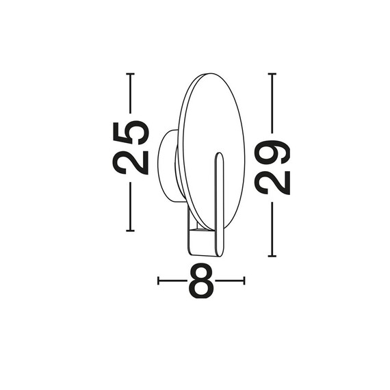 LED Аплик MARU 9019825 NovaLuce 6W 3000K | Osvetlenieto.bg