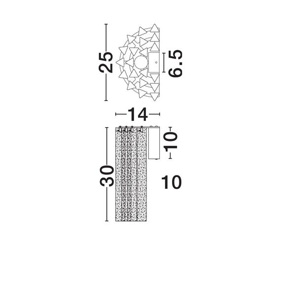 LED Аплик NOL 9333202 NovaLuce 11W 3000K | Osvetlenieto.bg