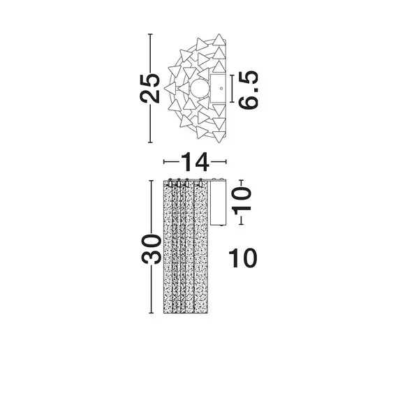 LED Аплик NOL 9333202 NovaLuce 11W 3000K | Osvetlenieto.bg