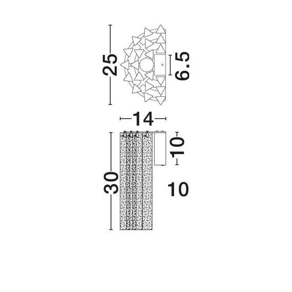 LED Аплик NOL 9333202 NovaLuce 11W 3000K | Osvetlenieto.bg