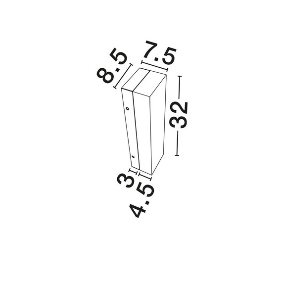 LED Аплик SHADO 9019823 NovaLuce 7W 3000K | Osvetlenieto.bg