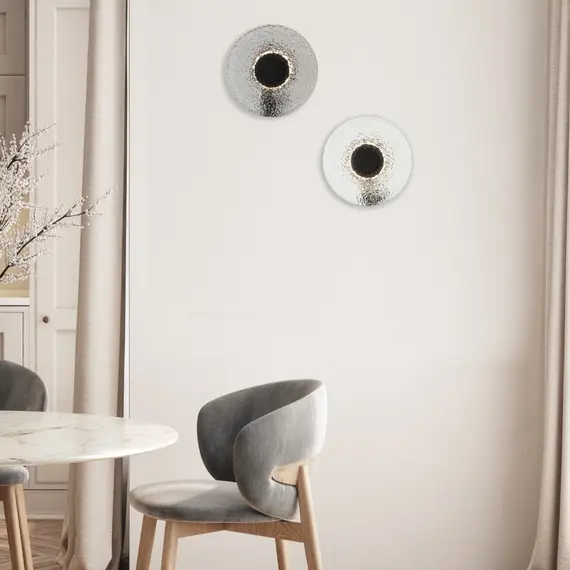 LED Аплик Zambelis 23076 SCONCE LED LIGHT 8W 3000K METAL-GLASS,BLACK-SMOKED GREY | Osvetlenieto.bg