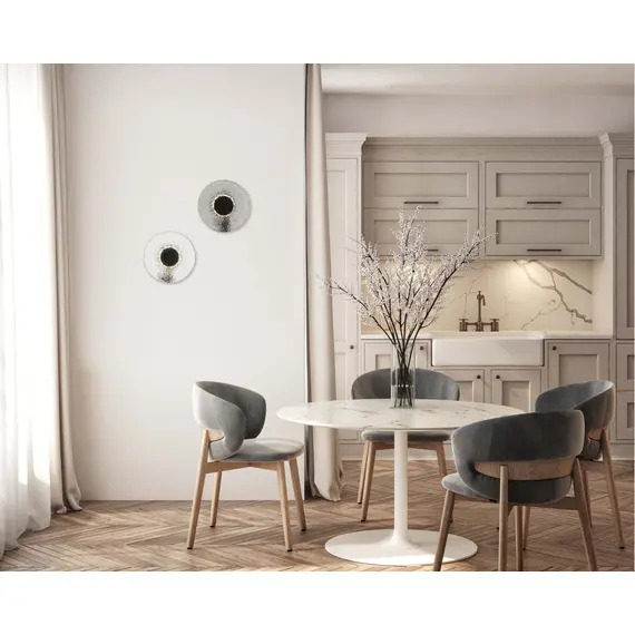 LED Аплик Zambelis 23076 SCONCE LED LIGHT 8W 3000K METAL-GLASS,BLACK-SMOKED GREY | Osvetlenieto.bg