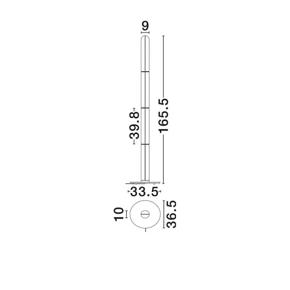 LED Лампион GLOREE 9333209 NovaLuce 33W 3000K | Osvetlenieto.bg