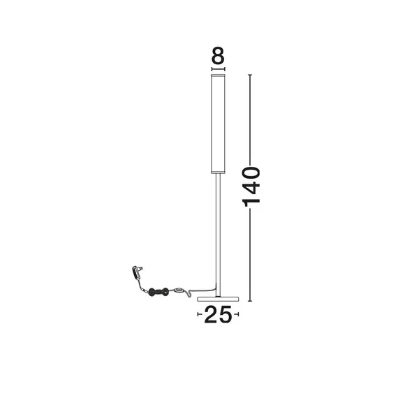 LED Лампион NOLIA 9019818 NovaLuce 20W 3000K | Osvetlenieto.bg