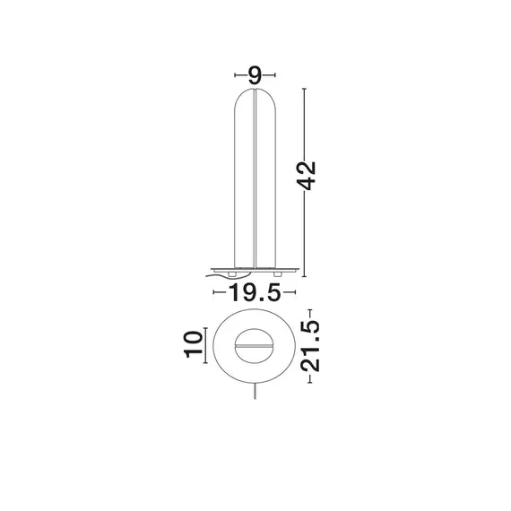 LED Настолна лампа GLOREE 9333208 NovaLuce 9W 3000K | Osvetlenieto.bg