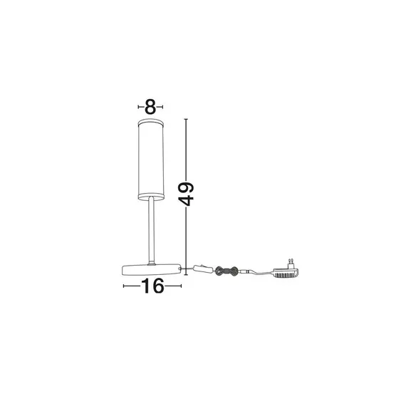 LED Настолна лампа NOLIA 9019819 NovaLuce 12W 3000K | Osvetlenieto.bg