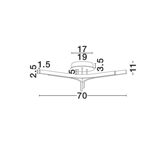 LED Плафон NUE 9100146 NovaLuce 29W 3000K | Osvetlenieto.bg