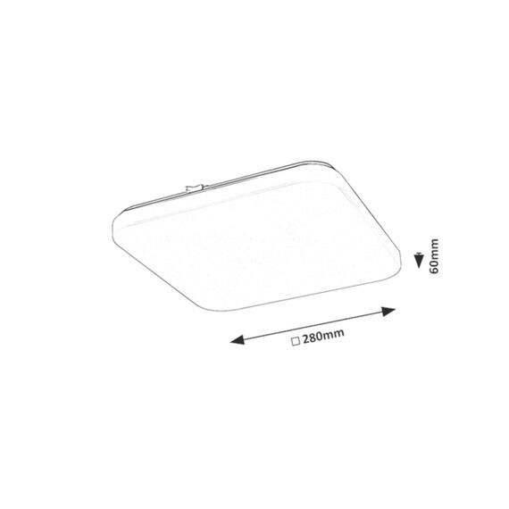 LED Плафон VENDEL 71107 Rabalux 12W 3000K | Osvetlenieto.bg