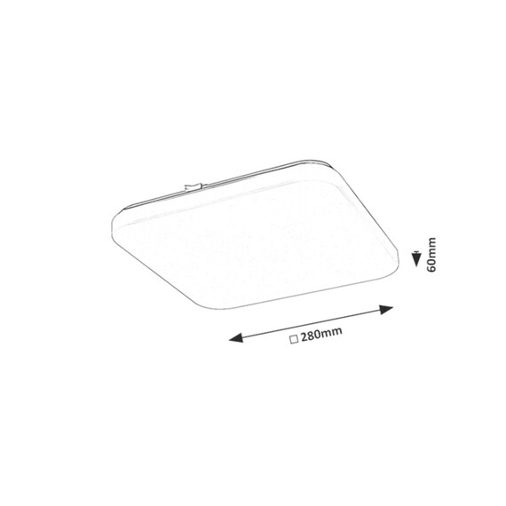 LED Плафон VENDEL 71107 Rabalux 12W 3000K | Osvetlenieto.bg