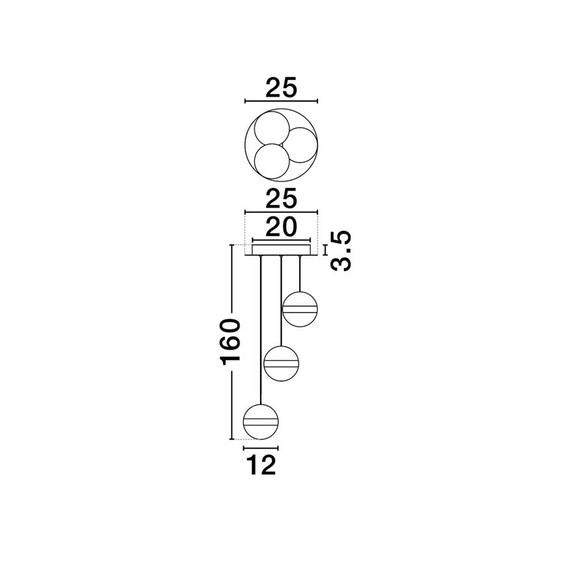 LED Полилей ALAZ 9124118 NovaLuce 27W 3000K Triac Dimmable | Osvetlenieto.bg