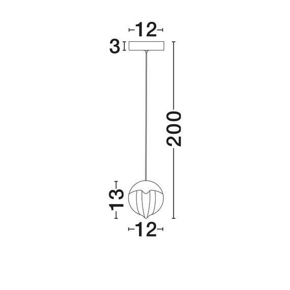 LED Полилей ALICIA 9124112 NovaLuce 5W 3000K | Osvetlenieto.bg