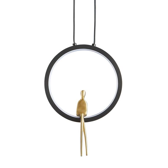 LED Полилей AMICI LED black & gold 27 cm ST-D7774 black 7W 3000K | Osvetlenieto.bg