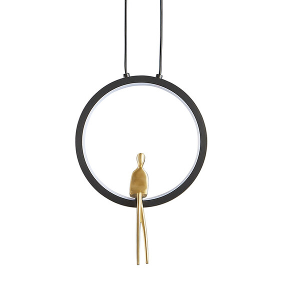 LED Полилей AMICI LED black & gold 27 cm ST-D7774 black 7W 3000K | Osvetlenieto.bg