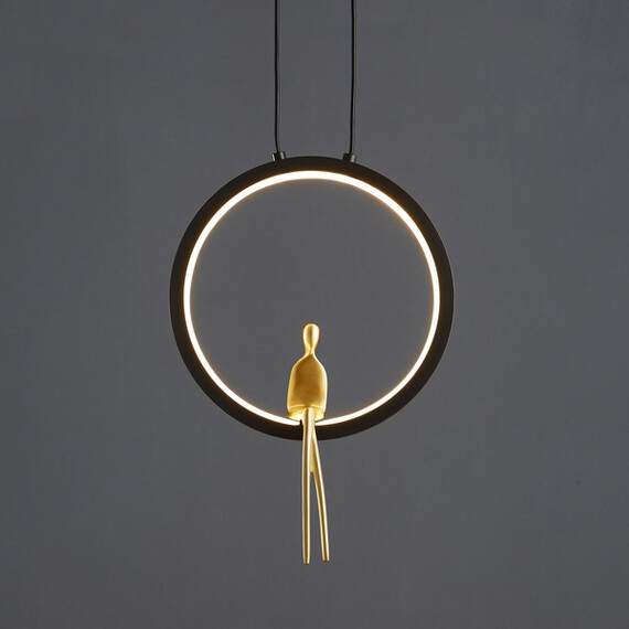 LED Полилей AMICI LED black & gold 27 cm ST-D7774 black 7W 3000K | Osvetlenieto.bg