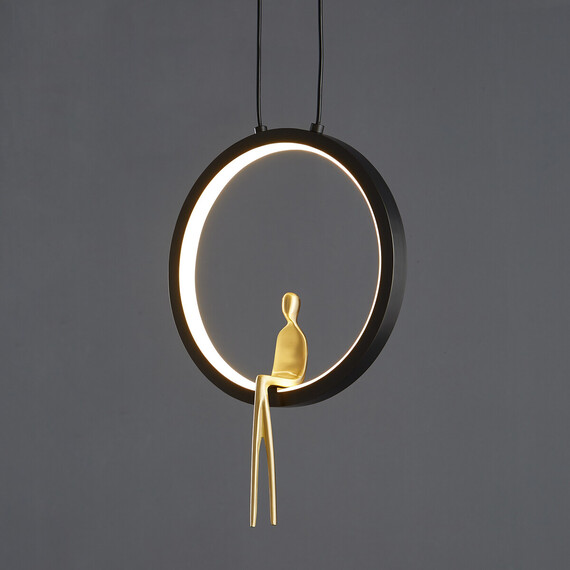 LED Полилей AMICI LED black & gold 27 cm ST-D7774 black 7W 3000K | Osvetlenieto.bg