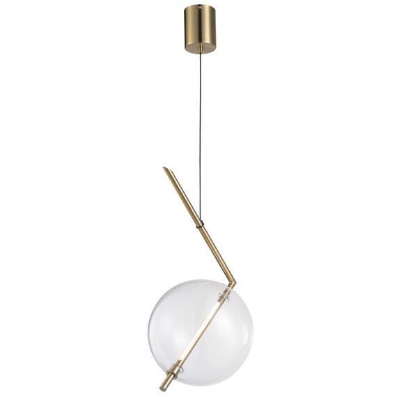 LED Полилей AMORE - 1 LED gold 24 cm ST-8869P-1 12W 3000K | Osvetlenieto.bg