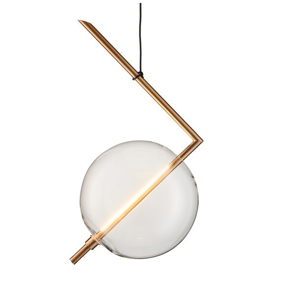 LED Полилей AMORE - 1 LED gold 24 cm ST-8869P-1 12W 3000K | Osvetlenieto.bg