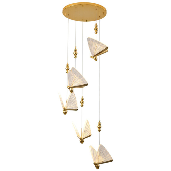 LED Полилей BEE LAMP 5 LED gold 45 cm MP0090-5 gold 20W 3000K | Osvetlenieto.bg