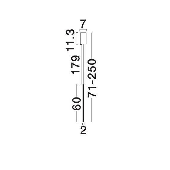 LED Полилей BRILLIA 9060268 NovaLuce 4W CCT 2700K-3000K-4000K | Osvetlenieto.bg