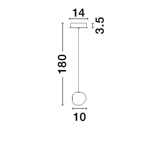 LED Полилей IFOS 9511011 NovaLuce 6W 3000K | Osvetlenieto.bg