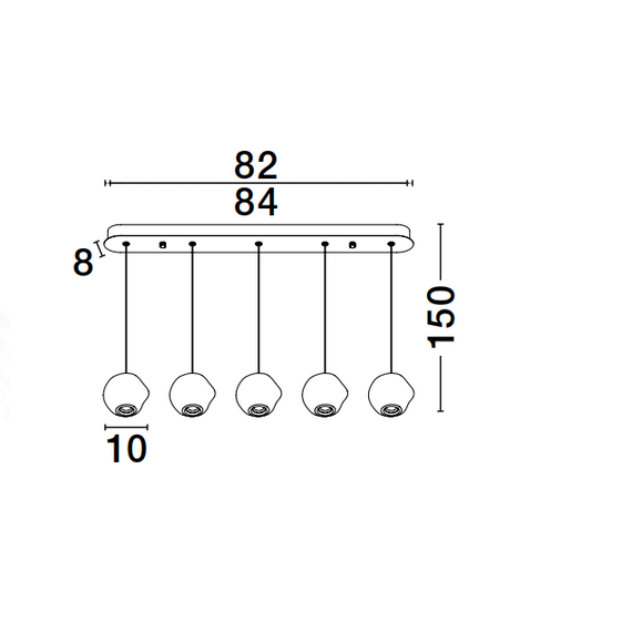 LED Полилей IFOS 9511013 NovaLuce 25W 3000K Triac Dimmable | Osvetlenieto.bg
