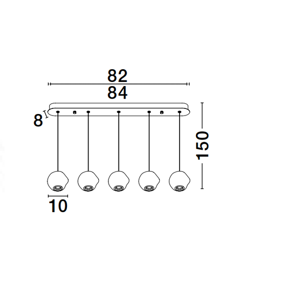 LED Полилей IFOS 9511013 NovaLuce 25W 3000K Triac Dimmable | Osvetlenieto.bg