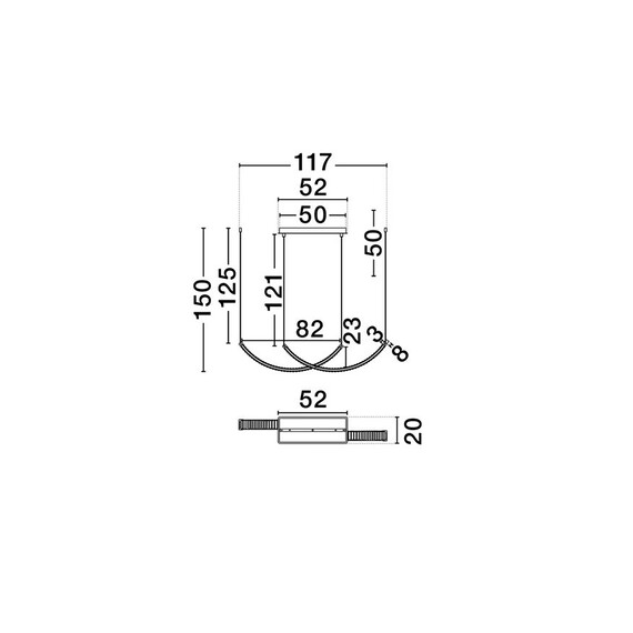 LED Полилей LAZURA 9124110 NovaLuce 65W 3000K | Osvetlenieto.bg