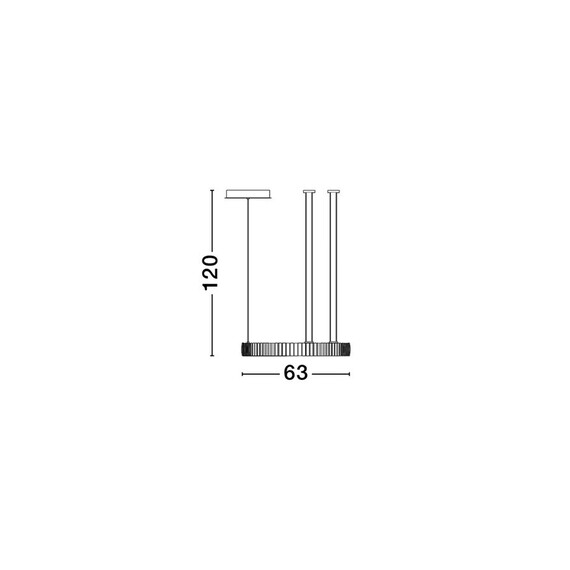 LED Полилей LAZURA 9124111 NovaLuce 74W 3000K Triac Dimmable | Osvetlenieto.bg