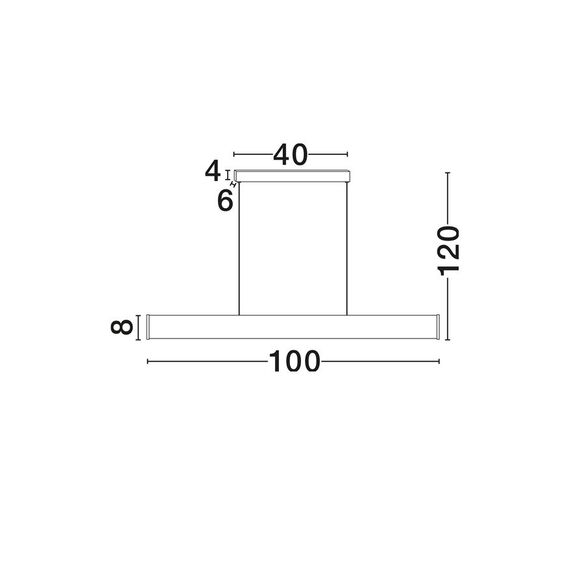 LED Полилей NOLIA 9019815 NovaLuce 35W 3000K Triac Dimmable | Osvetlenieto.bg