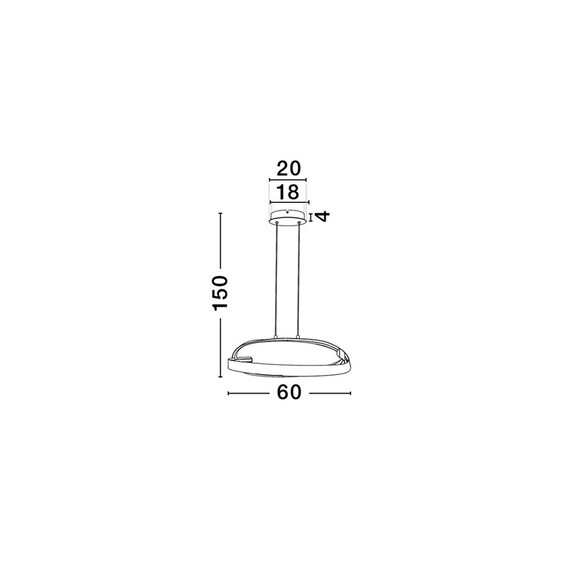 LED Полилей OLIA 9104715 NovaLuce 47W CCT 2700K-4000K | Osvetlenieto.bg